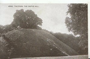 Norfolk Postcard - The Castle Hill - Thetford - Ref TZ214