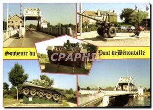 Modern Postcard Souvenir Du Pont De Benouville Tank Tank