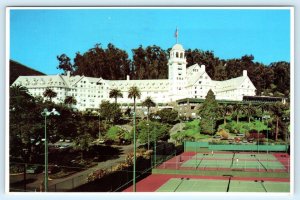 OAKLAND, California CA~ Tennis Courts CLAREMONT RESORT HOTEL 4x6 Postcard 1982