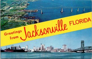 Florida Greetings From Jacksonville Split View