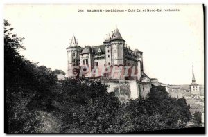 Old Postcard Chateau Saumur The East Coast and North Eastern restored