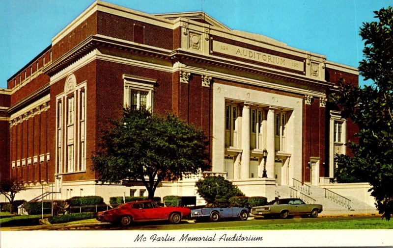 Texas Dallas Mo Farlin Memorial Auditorium Southern Methodist University