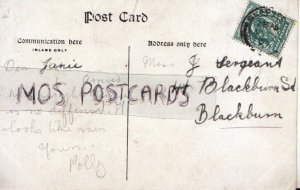 Genealogy Postcard - Sergeant - 41 Blackburn St, Blackburn, Lancs - Ref. R855 