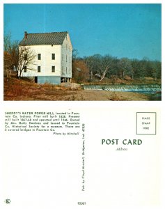 Snoddy's Water Power Mill, Fountain Co., Indiana (8505)