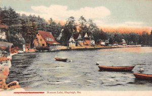 Shapleigh Maine Mousam Lake Waterfront Scenic View Postcard AA44459