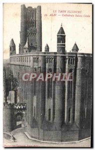Old Postcard Tarn Illustrates ABLI Cathedrale Sainte Cecile