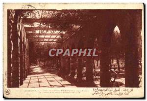 Old Postcard Casablanca columns Prison Anta