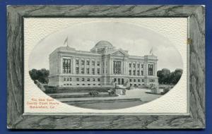 Bakersfield California ca new Kern County Court House old postcard