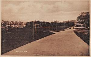 YELVERTON DEVON ENGLAND~ROAD-SIGN POST-AUTOS PHOTO POSTCARD