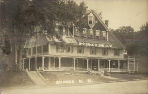 Warner NH Colonial Inn c1915 Real Photo Postcard