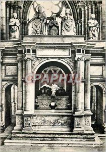 Modern Postcard 52 Abbey of St. Denis tomb of Francois 1er, France claude