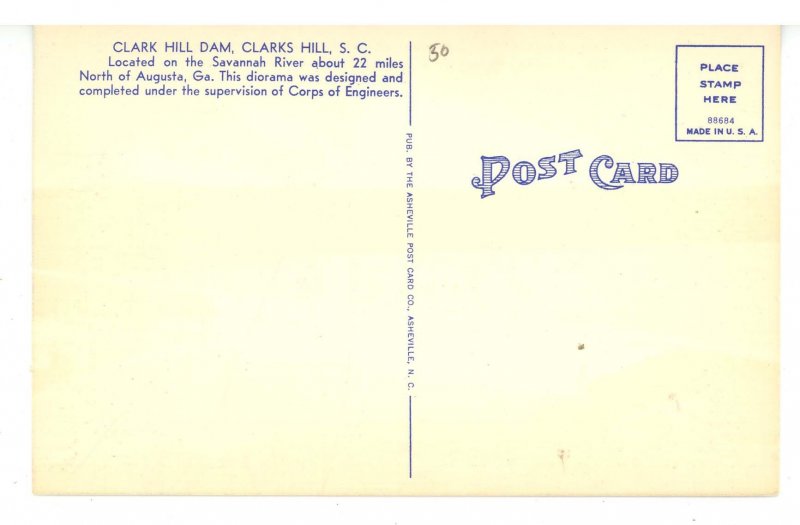 GA - Clark Hill Dam. Savannah River