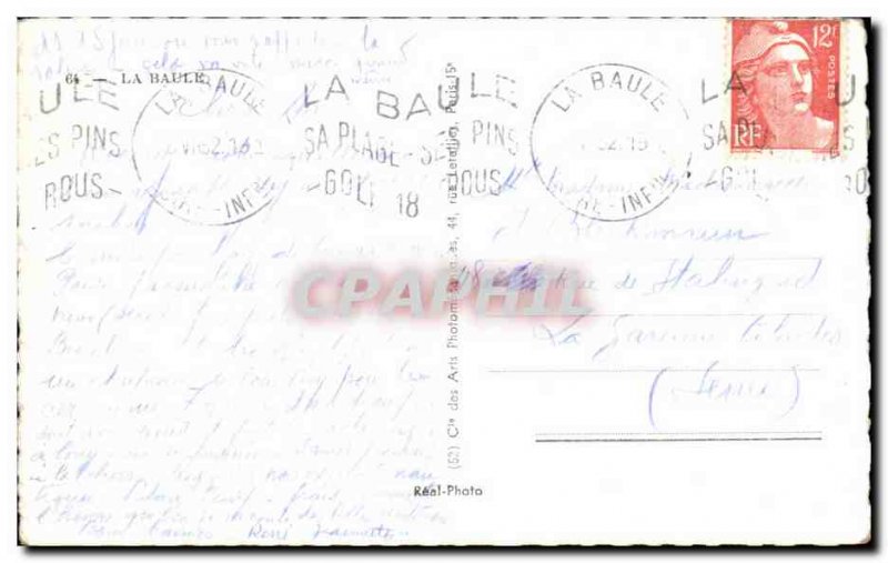 Old Postcard La Baule