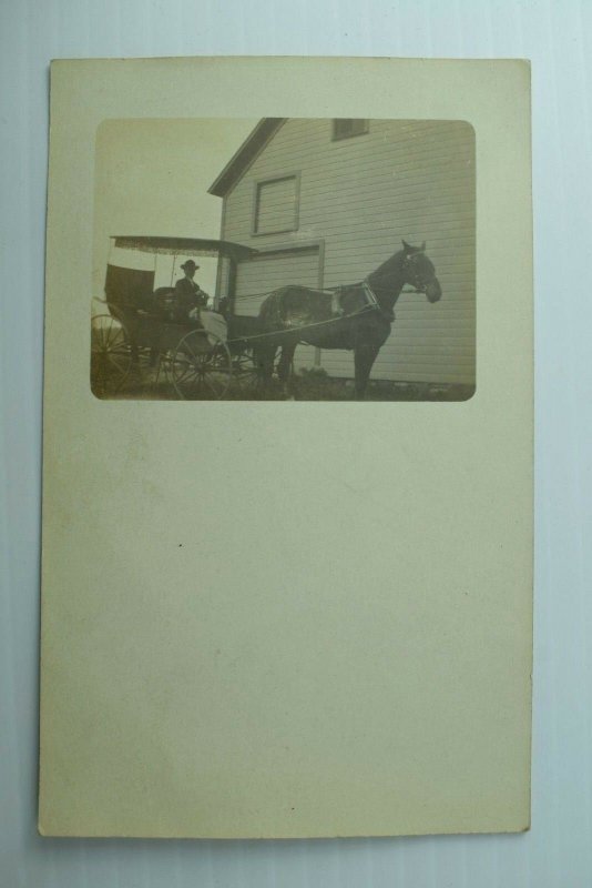 C.1910 RPPC, Man Holding Pig, Real Photo, Parade Lot of 3 Postcards P76