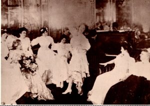 Louisiana New Orleans Girls Dancing In The Mirror Ballroom Of Hilma Burt'...