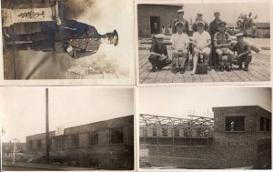 Military Group Portrait WW1 Real Photo & Postcard Bundle