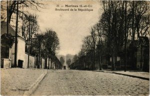 CPA MARINES - Boulevard de la Republique (107500)