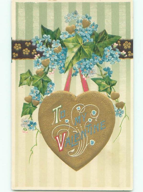 Divided-Back VALENTINE DAY SCENE Great Postcard W7958