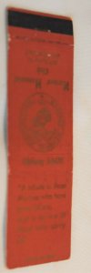 Marines Memorial Club San Francisco CA 20 Strike Matchbook Cover