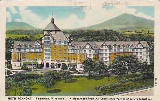 Virginia Roanoke Hotel Roanoke 1912