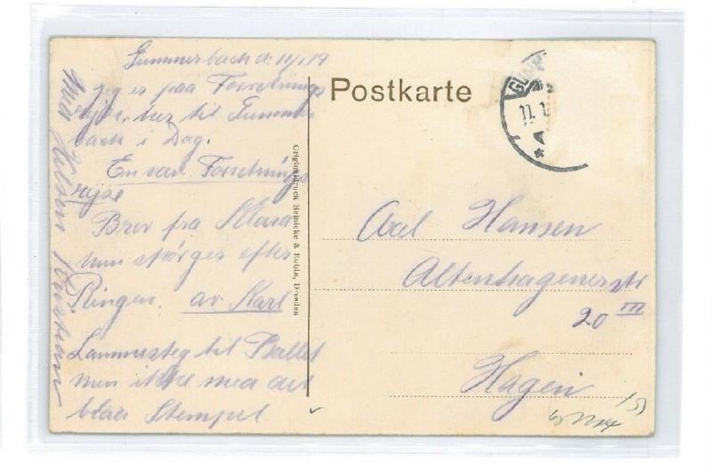 B82428 germany North Rhine Gummersbach Kaiserstrasse perfect front/back image