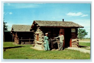 c1960's Original Pony Express Station Bridgeport Nebraska NE Vintage Postcard