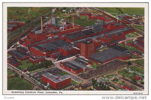 LANCASTER, Pennsylvania, 1930-1940s; Armstrong Linoleum Plant