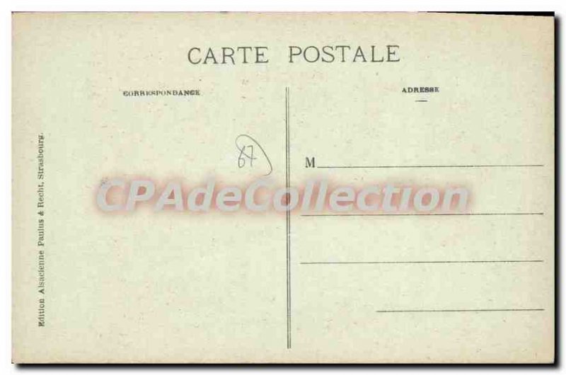 Postcard Old Alsaclennes A Sweet Secret