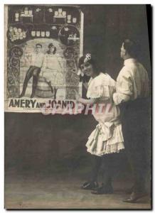 Postcard Old Circus Amery and Joanid