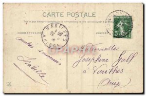 Ussat les Bains Old Postcard The hotels and train station