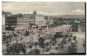 Old Postcard Clermont Ferrand Place De Jaude