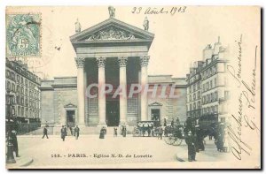 Old Postcard Church Paris N D Lorette