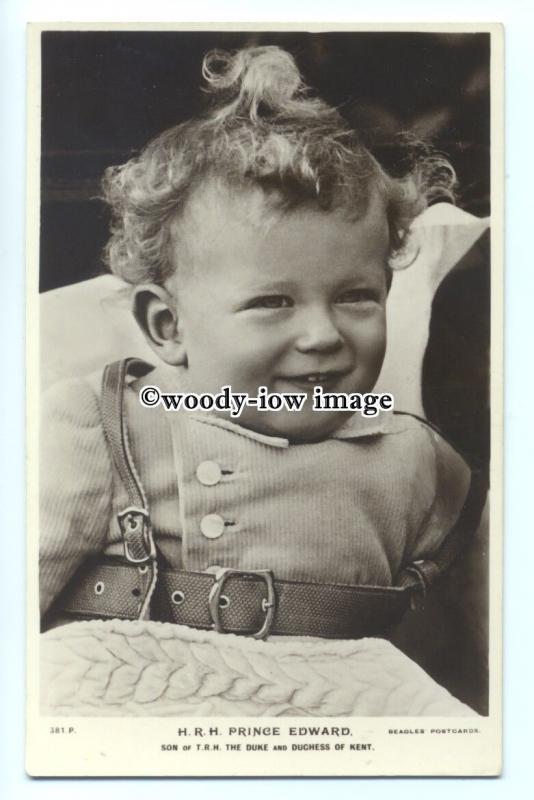 r1062 - Young Prince Edward son of Duke & Duchess of Kent - postcard