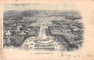 Versailles France Panorama View Antique Postcard J40769 