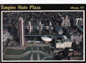 New York Albany The Empire State Plaza Aerial View From East Side