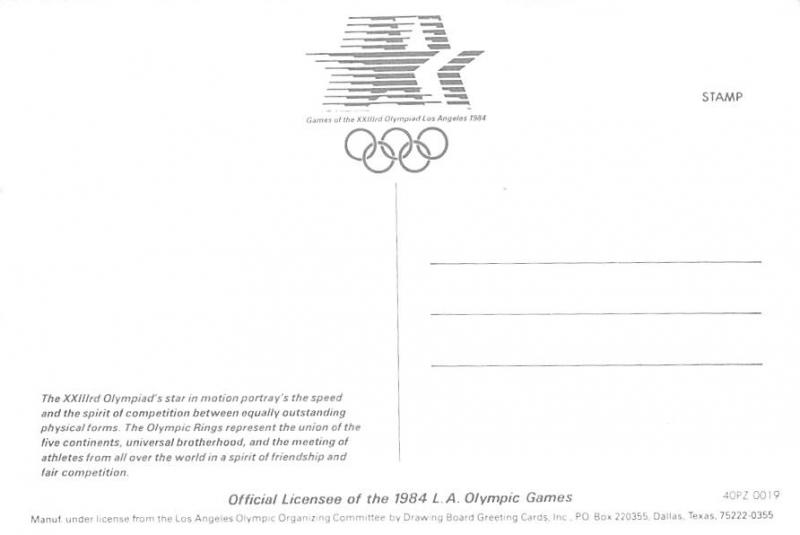 Los Angeles 1984 Olympics - California