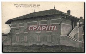 Old Postcard Rayon South East Type of house of the City Garden