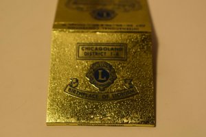 1917-1967 Golden Anniversary Lions International Matchbook