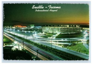 Vintage Seattle-Tacoma International Airport. Postcard AZE