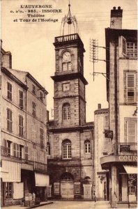 CPA Issoire Theatre et Tour de l'Horloge FRANCE (1285640)