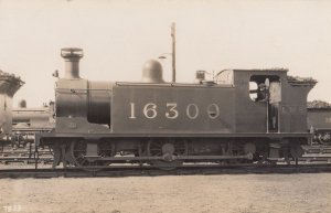 LMS Railway 3F Class 0-6-0T 16300 With Driver Antique Scottish Train Real Pho...