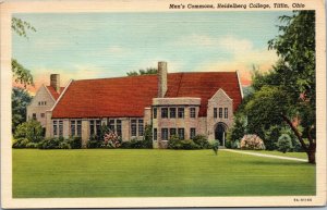 postcard  Men's Commons, Heidelberg College, Tiffin, Ohio