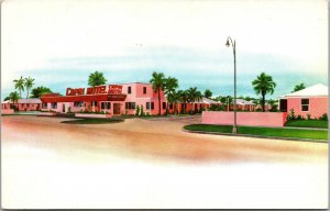 Vtg Jacksonville Florida FL Capri Motel Restaurant 1950s Unused Chrome Postcard