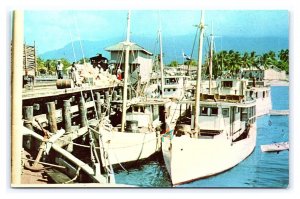 Las Goletas La Ceiba Honduras C. A. Postcard Boats & Dock