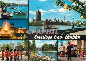 Modern Postcard Greetings from London Militaria