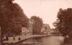 Bishopstoke England River Scenic View Real Photo Vintage Postcard AA70140