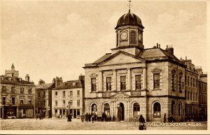 UK - England, Kelso. Town Hall and Square