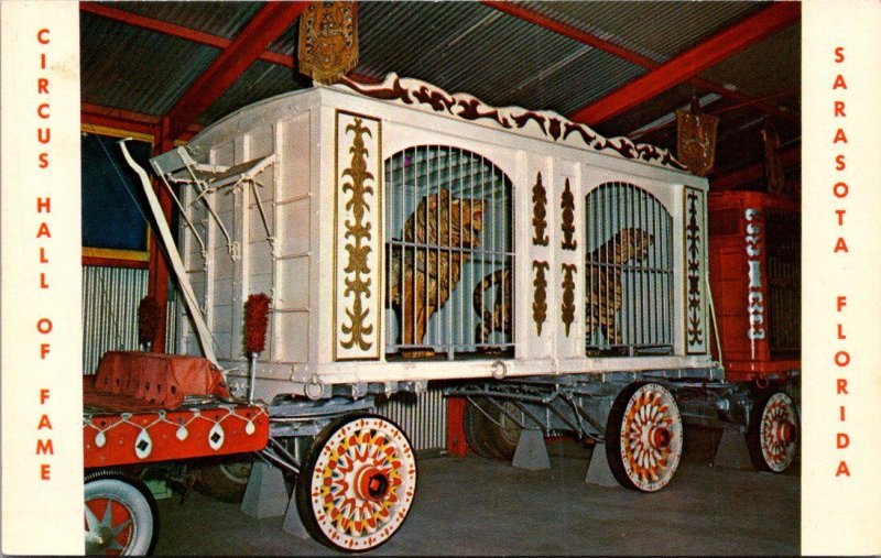 Florida Sarasota Circus Hall Of Fame Cage Circus Wagon