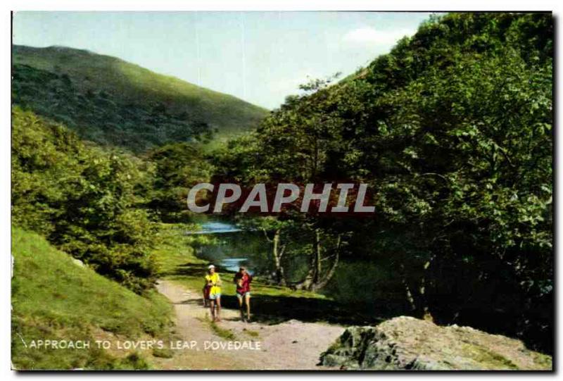 Postcard Old Approach to Lover & # 39s Leap Dovedale