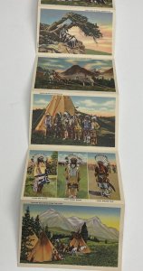Indians Native Americans of the Northwest Souvenir Postcard Folder 1940